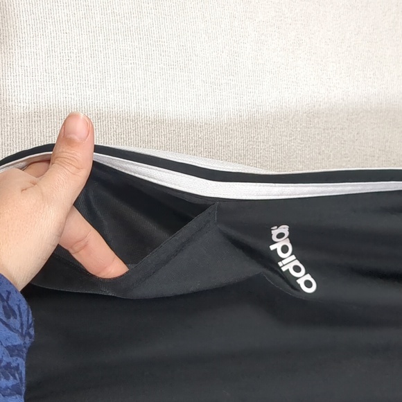 Adidas Originals Men's Three Stripe Classic Warm Up Pants Black White Size L EUC - Picture 4 of 11